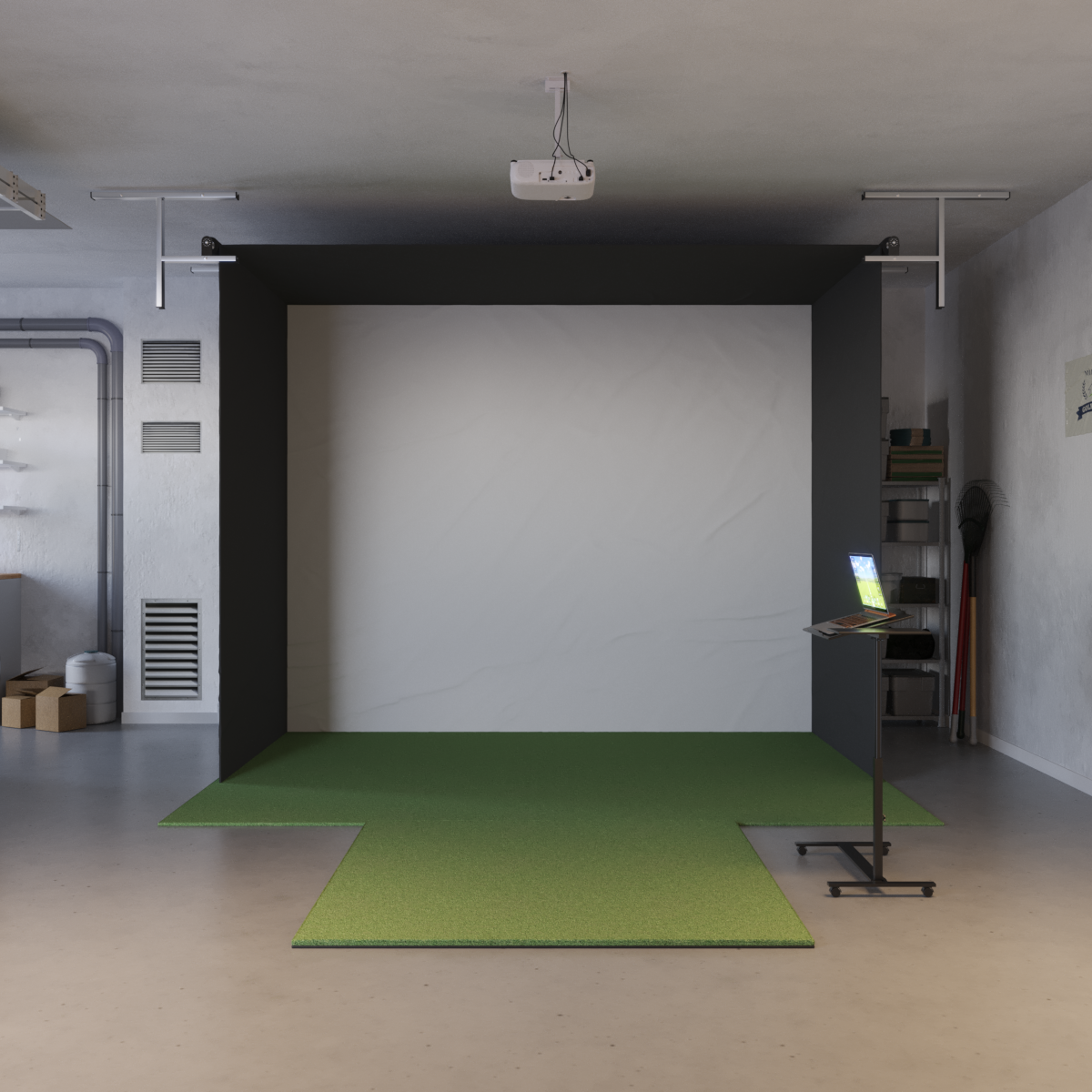 SportScreen Vanish Retractable Golf Enclosure