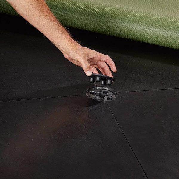 Fiberbuilt Launch Monitor Studio Golf Mat - 4' x 9' Center Hitting