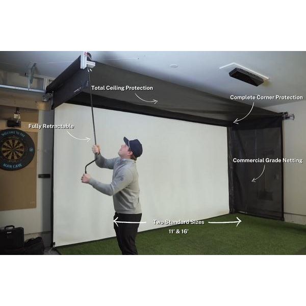 SportScreen Vanish Retractable Golf Enclosure