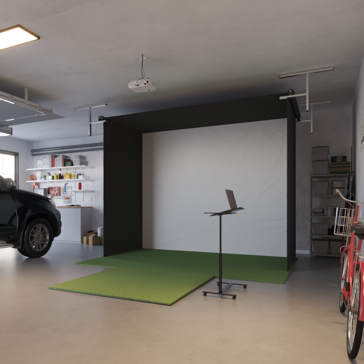 SportScreen Vanish Retractable Golf Enclosure