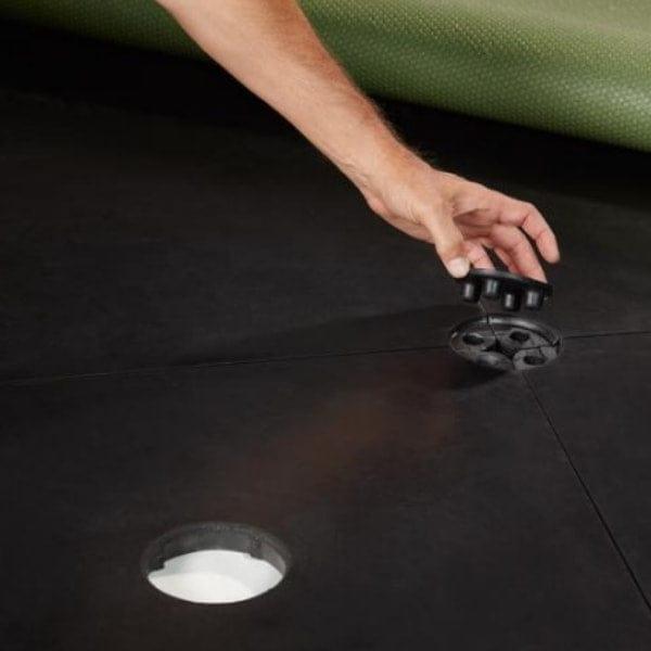 Fiberbuilt Combo Golf Mat & Putting Green - Center Hitting