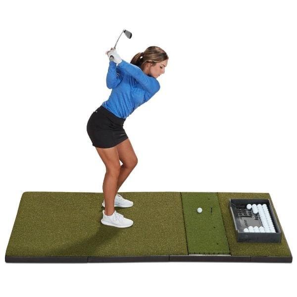 Fiberbuilt Launch Monitor Studio Golf Mat - 4' x 7' Single Sided