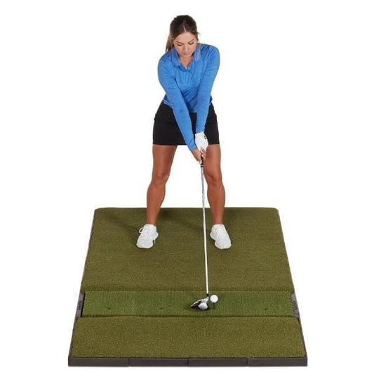 Fiberbuilt Launch Monitor Studio Golf Mat - 4' x 7' Single Sided