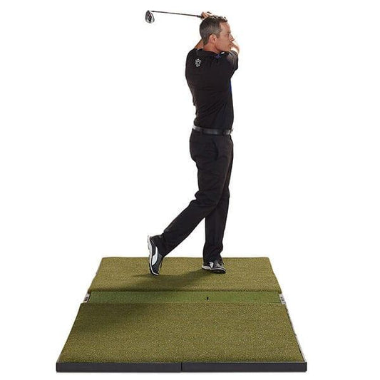 Fiberbuilt Launch Monitor Studio Golf Mat - 4' x 9' Center Hitting